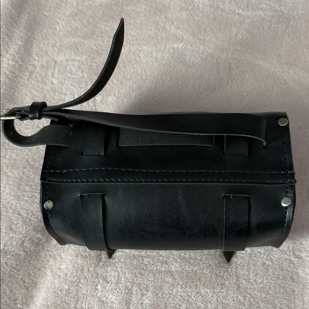 Harley-Davidson Black Leather Belt Bag - Picture 2 of 3